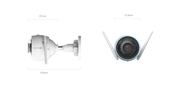 Cámara Seguridad Inalambrica Wifi Ezviz Full HD H3 Inteligente - Imagen 3