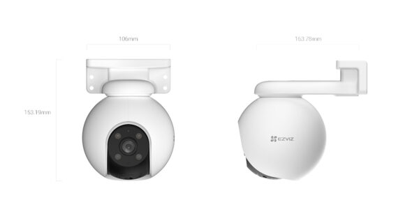 Cámara Vigilancia H8 Pro 3k Ezviz Exterior 360° Alerta - Imagen 2